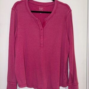 GAP Women's Classic Rib Henley